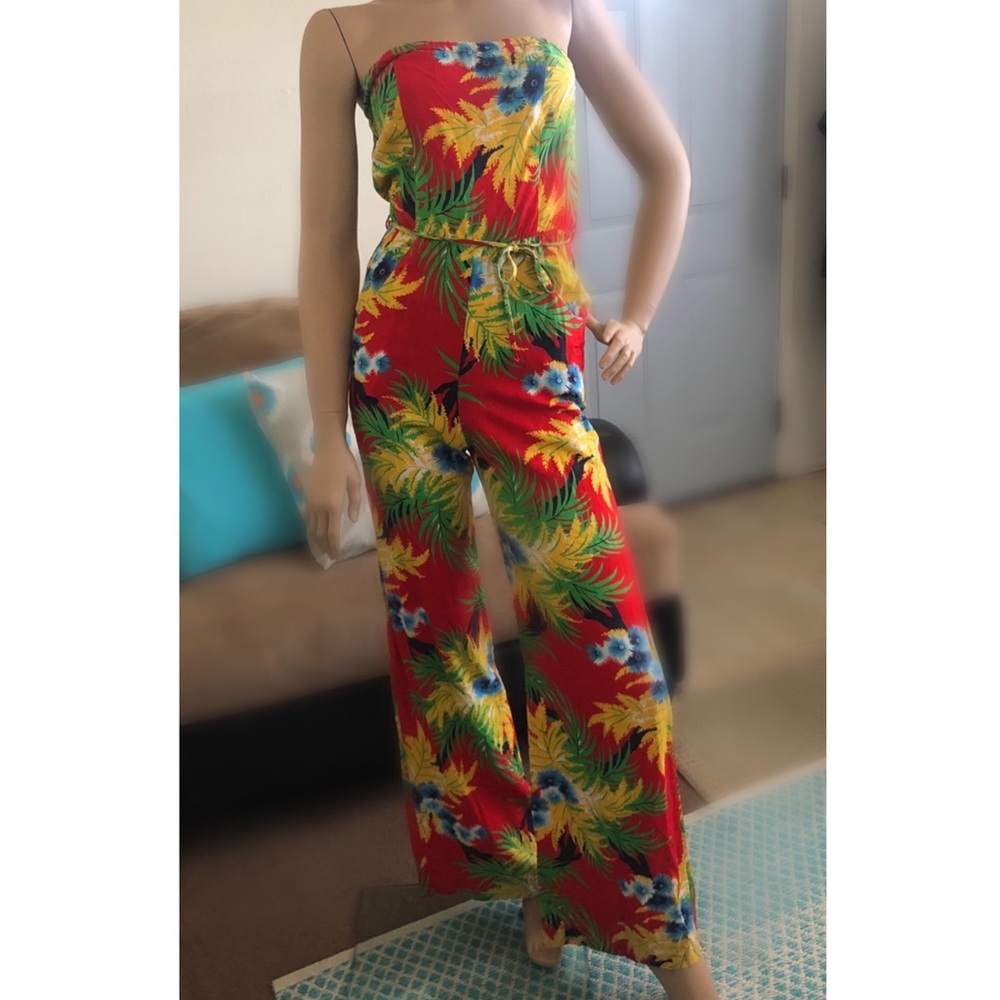 Authentic 70’s Vintage Strapless Hawaiin Jumper